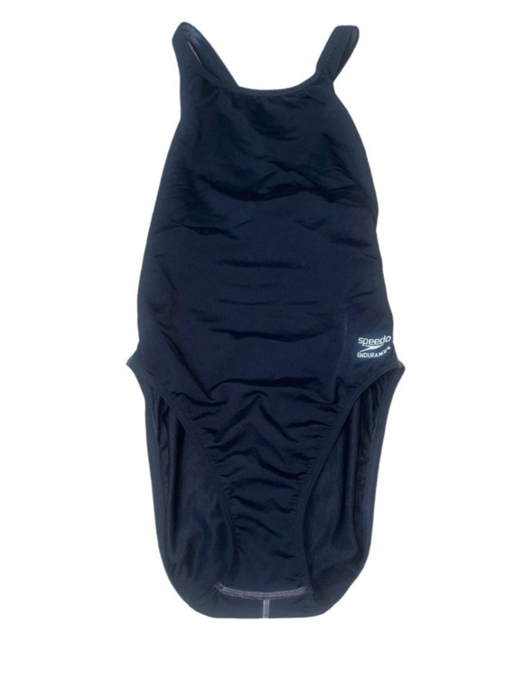 Speedo Black Endurance+ Solid One-Piece Swimsuit SZ 32 (6)